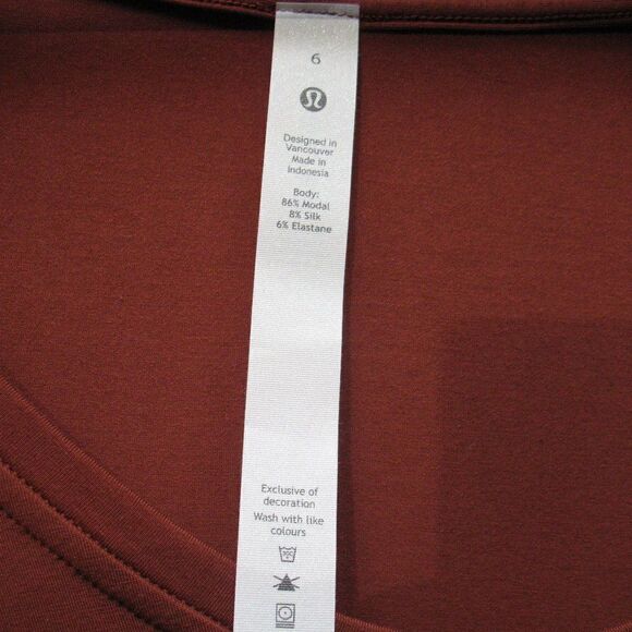 NWT Lululemon Up For Down Time Top Terracotta 6 - Picture 10 of 11
